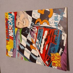 1991 Vortex Legends of NASCAR Bill Elliott Very Rare Comic Book READ.